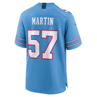 Tennessee Titans Jake Martin Light Blue Team Game Jersey