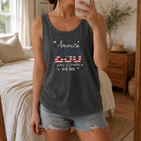 USA 250th Anniversary Tank Top | America 250 Years of Freedom 1776-2026 Graphic | Soft Breathable Fabric | Patriotic 4th of July Family Matching Summer Outfit