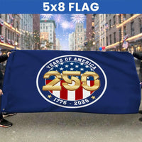 250 Years of America House Flag | 1776-2026 Semiquincentennial Commemorative | Double-Sided Patriotic Grommet Flag | Premium Weather-Resistant Polyester