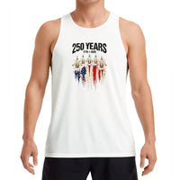 USA 250 Years Anniversary Tank Top | Patriotic Jet Fighter American Flag Graphic | Premium Soft Breathable Fabric | 4th of July Independence Day Gift for Veterans, Unisex Summer Gym Wear