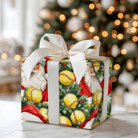 Holiday Sports Gift Wrap Roll, Softball Santa Christmas Wrapping Paper, Fastpitch Softball Present Paper, Athletic Xmas Gift Wrap