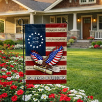 250 Years of Freedom Garden Flag | We The People Patriotic Eagle 1776-2026 | Double-Sided Polyester | Semiquincentennial Decor Gift