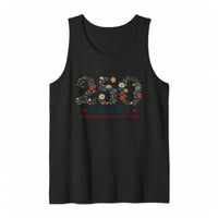USA 250th Anniversary Tank Top | Vintage Botanical Floral 250 Years Graphic | Soft Lightweight Breathable Fabric | 1776-2026 Freedom Celebration Gift
