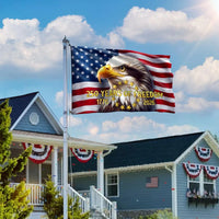 250 Years of Freedom American Flag | Bald Eagle 1776-2026 Commemorative House Flag | Double-Sided Polyester | Patriotic Home Decor Gift