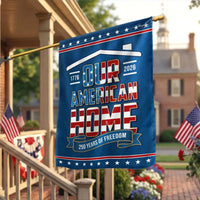 Patriotic Garden Flag 1776-2026 | 250 Years of Freedom Americana | Double-Sided Weather-Resistant Polyester | Memorial Day Independence Day Home Decor