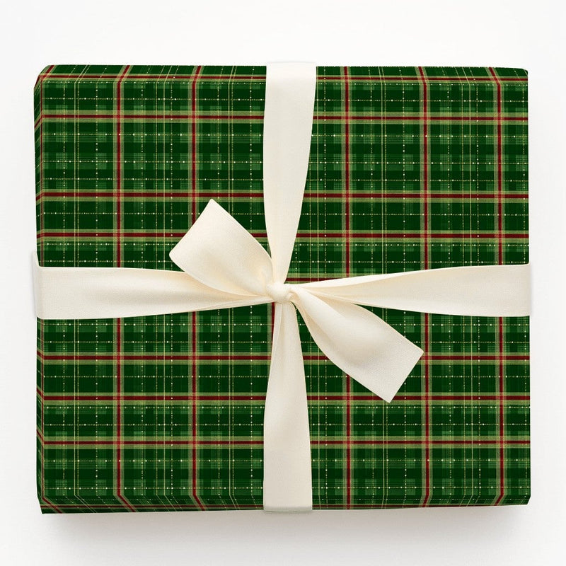 Tartan Plaid Gift Wrap, Christmas Plaid Wrapping Paper, Holiday Plaid Wrapping Paper, Winter Christmas Wrapping Paper, Festive Present Wrap