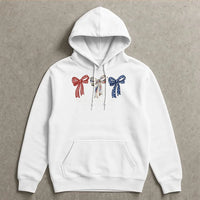 Patriotic Coquette Bow Sweatshirt | America 250 Years Graphic | Soft Cotton Blend | 4th of July Gift for Women
