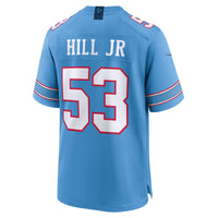 Tennessee Titans Anthony Hill Jr. Light Blue Team Game Jersey