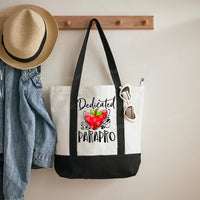 Dedicated Parapro Letters Color-blocked Canvas Bag