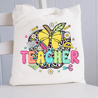Leopard Apple Shopping Tote