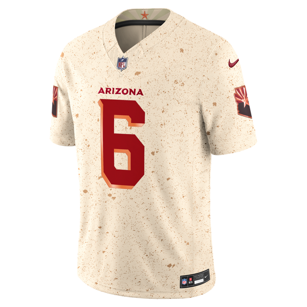 Arizona Cardinals James Conner Nike Natural 2025 Rivalries Collection Stitched Limited Jersey