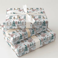 Tower Bridge Landmark Gift Wrap, London Big Ben Christmas Wrapping Paper, UK City Holiday Wrapping Paper, British Winter Present Wrap Roll