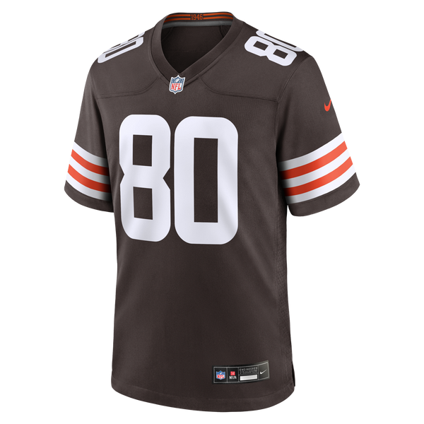 Cleveland Browns Jamari Thrash Nike Brown Team Game Jersey