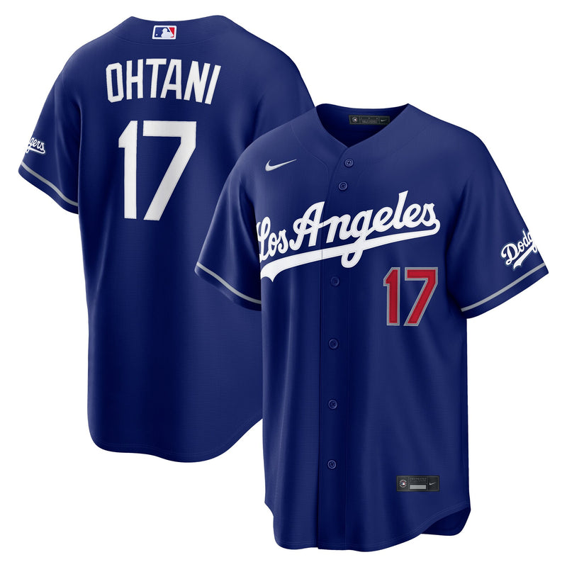 Los Angeles Dodgers Shohei Ohtani Deep Royal Alternate 2 Stadium Jersey