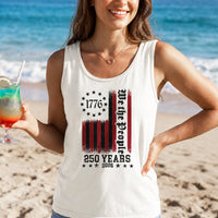 We The People Tank Top | 1776-2026 250 Years Americana Flag Design | Soft Breathable Unisex Fit | Patriotic Gift for History Lovers