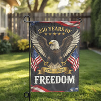Patriotic American Eagle Garden Flag | 250 Years of Freedom 1776-2026 Semiquincentennial | Double-Sided Premium Weather-Resistant Polyester | Collector's Yard Decor Gift