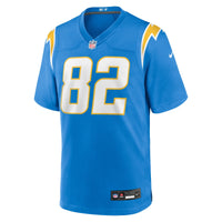 Los Angeles Chargers Theo Wease Jr. Powder Blue Team Game Jersey