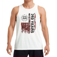 1776 2026 Patriotic Tank Top | Distressed US Flag 250 Years Semiquincentennial Design | Premium Soft Lightweight Fabric | America 250th Anniversary Gift for Men Women