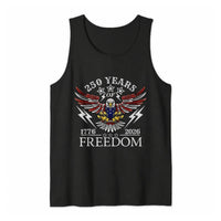 America 250th Birthday Patriotic Tank Top | 250 Years of Freedom Eagle 1776-2026 Graphic | Premium Lightweight Breathable Fabric | Unisex Semiquincentennial Gift