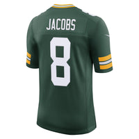 Green Bay Packers Josh Jacobs Green Vapor Untouchable Stitched Limited Jersey