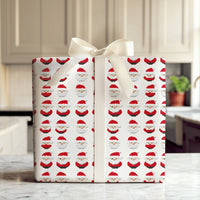 8-Bit Retro Gamer Christmas Gift Wrap, Pixel Art Santa Wrapping Paper, Vintage Gaming Holiday Wrapping Paper, Geek Video Game Gift Wrap