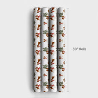 Christmas Dog Wrapping Paper, Cavalier King Charles Spaniel Wrapping Paper, Festive Puppy Gift Wrap, Holiday Pet Gift Wrapping Paper Roll