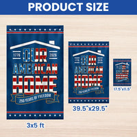 Patriotic Garden Flag 1776-2026 | 250 Years American Freedom | Double-Sided Weather-Resistant Polyester | Home Decor Gift