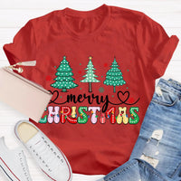 Festive Holiday Teacher Shirt, Christmas Tree Teacher T-Shirt, Retro Christmas Educator Tee, Adorable Teacher Xmas Shirt, Holiday Teacher Present
