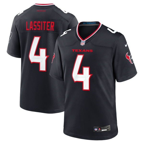 Houston Texans Kamari Lassiter Nike Navy Team Game Jersey