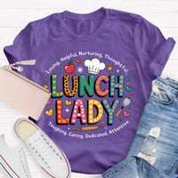 Lunch Lady Loving Helpful Teacher T-Shirt