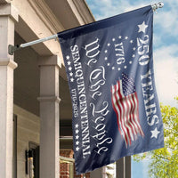 250 Years Of Freedom House Flag | 1776-2026 Semiquincentennial Patriotic Decor | Weather-Resistant Polyester | Limited Edition USA Commemorative Gift