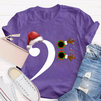 Festive Holiday Graphic T-Shirt, Christmas Santa Hat Shirt, Adorable Santa Hat Christmas Tee, Merry Xmas Party Unisex Holiday Shirt