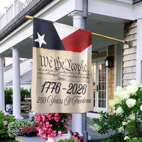 US Constitution House Flag | We The People 1776-2026 Anniversary Banner | Weather-Resistant Polyester | Patriotic Home Decor for 250 Years of Freedom