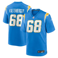 Los Angeles Chargers Josh Kaltenberger Powder Blue Team Game Jersey