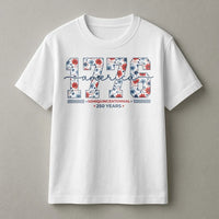 America 1776 Semiquincentennial T-Shirt | 250 Years Anniversary Floral Patriotic Design | Premium Soft Cotton Tee | Gift for History Buffs