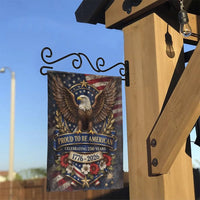 Proud to Be American Garden Flag | Patriotic Bald Eagle 250 Years 1776-2026 | Double Sided Premium Polyester | Veteran & Homeowner Outdoor Decor Gift