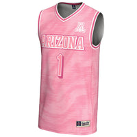 #1 Arizona Wildcats GameDay Greats Lightweight Basketball Fashion Jersey - Pink