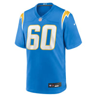 Los Angeles Chargers Jacob Spomer Powder Blue Team Game Jersey
