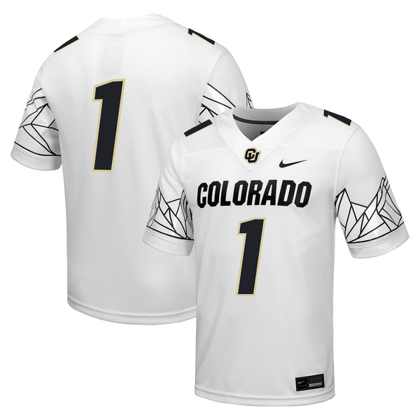 Colorado Buffaloes Nike Untouchable Game Jersey - White