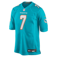 Miami Dolphins Caleb Douglas Aqua Team Game Jersey