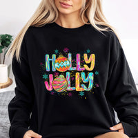 Retro Colorful Ornament Crewneck, Holly Jolly Christmas Sweatshirt, Vintage Holiday Aesthetic Pullover, Comfy Xmas Sweater, Christmas Present