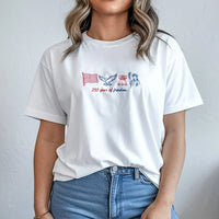250 Years of Freedom T-Shirt | American Flag Eagle Liberty Bell Statue of Liberty | Soft Breathable Cotton | Patriotic 4th of July Gift