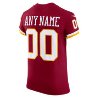 Washington Commanders Burgundy Elite Custom Jersey