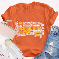School Bus Driver Caring Students T-Shirt