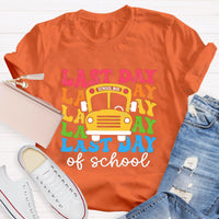 School Bus Driver Last Day Of School T-Shirt
