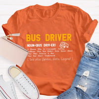 Bus Driver Definition Teacher T-Shirt