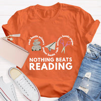 Rock Paper Scissors Nothing Beats Reading T-Shirt