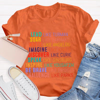 Lead Like Tubman Empowered Women T-Shirt