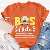 Bus Aide Fun Compassionate T-Shirt