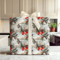 Italian Cityscape Wrapping Paper, Venice Italy Christmas Wrapping Paper, Watercolor Venice Gift Wrap